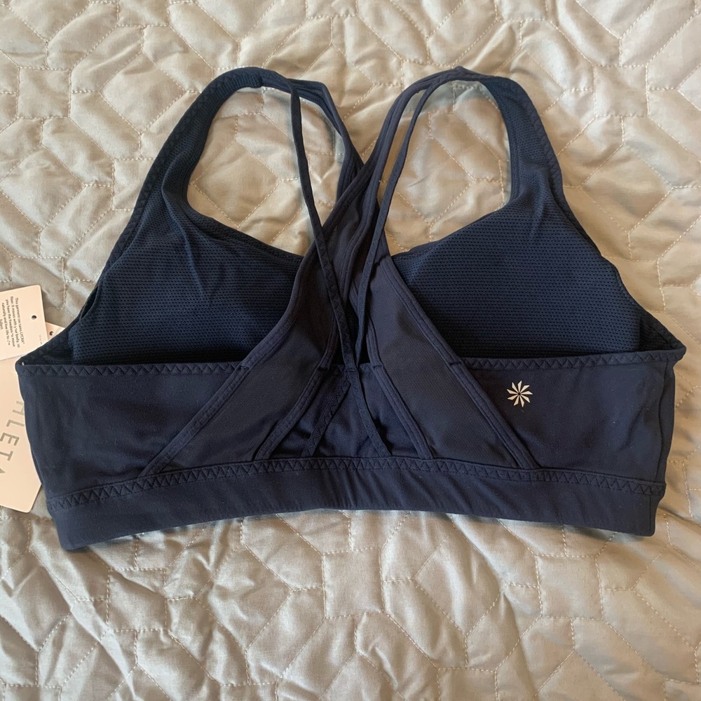 NWT Athleta Transcendence Bra - Navy size L